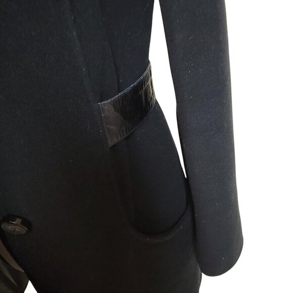 Mackage Wool & Leather Trim Coat – Size M - Picture 5 of 11